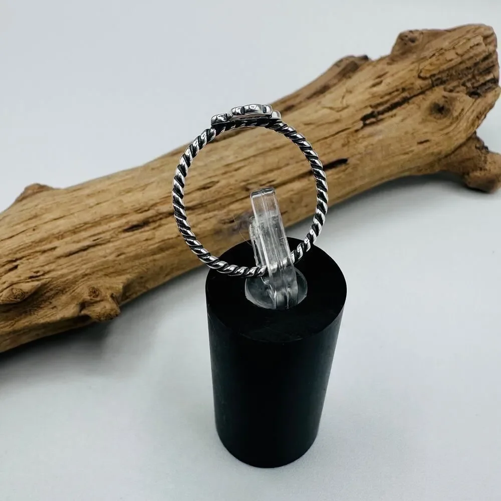 Hamsa Turquoise and Sterling Silver Ring